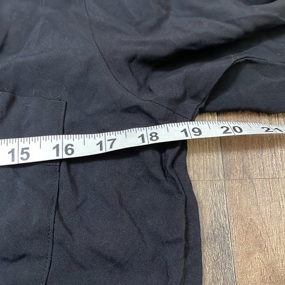 EUC SPLENDID Long-Sleeve Jumpsuit Drawstring Waist cropped leg Women’s L - Picture 11 of 12